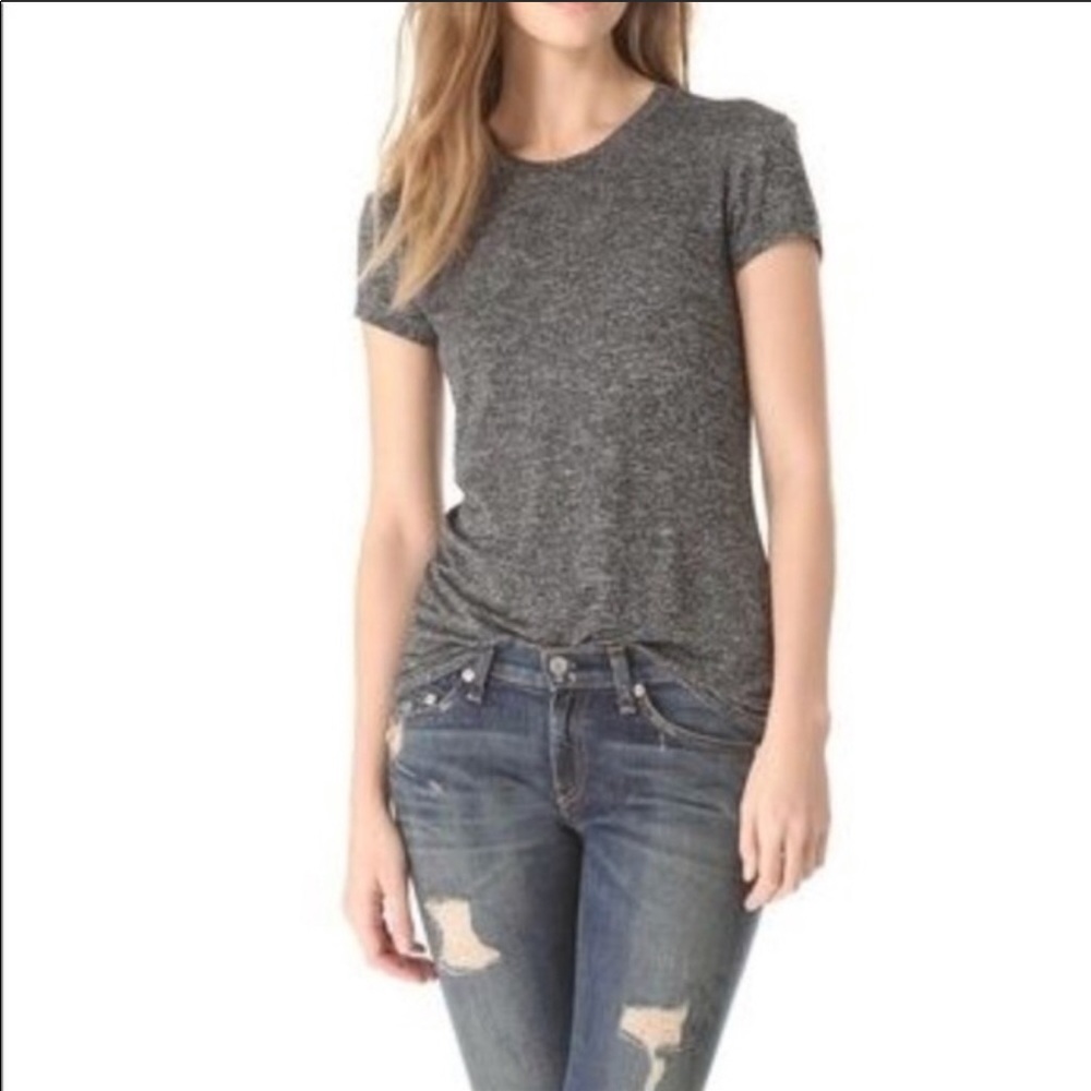NWT Rag & Bone Char Gray Basic Brando Tee Shirt